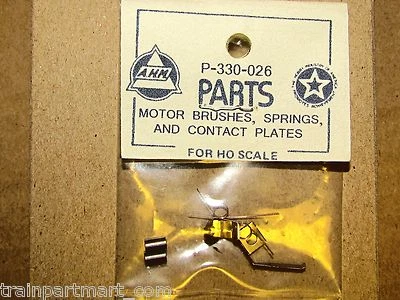 P-330-026 MOTOR BRUSH, SPRING AND CONTACT PLATES FOR FT DIESEL, AHM & RIVAROSSI - Image 1 of 3