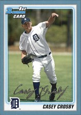 2010 (TIGERS) Bowman Prospects Blue #BP20 Casey Crosby /520