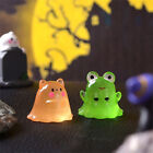 Świecący królik smok ornament żaba duch lalka mikro krajobraz domek dla lalek dekoracja