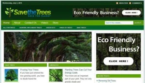Sitio web de Save The Trees Eco Business Affiliate Instalación y... - Photo 1/1