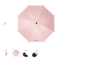 Ickle Bubba - UNIVERSAL PARASOL BABY PINK - Picture 1 of 2