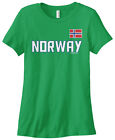 Threadrock Women's Norway National Team T-shirt Norwegian Pride