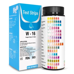 Quick and Easy Home Water Testing Kit for Hardness Nitrate Nitrite pH Bromine - Picture 1 of 12