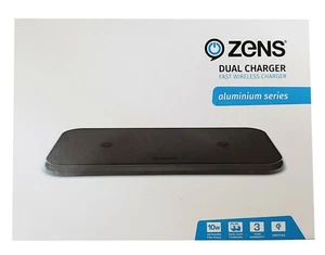 Zens ZEDC04B/00 Aluminium Series Dual Fast Wireless Charger, Qi Certified - Picture 1 of 2