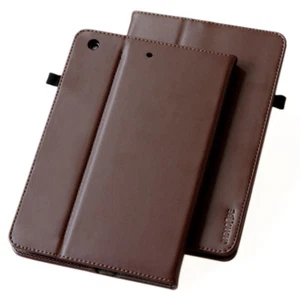 Luxury Leder Tablet Schutzhülle Apple iPad 2017 9,7" Tasche Cover Case braun - Picture 1 of 12