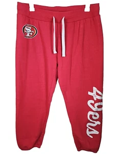 San Francisco 49ers Women Pants XL Red Sweatpants fleece NFL team apparel - Picture 1 of 8