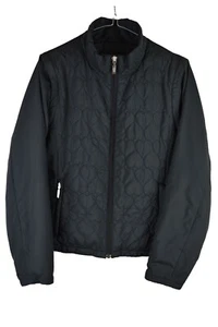Per Una Womans Black Dowd PAdded Puffer Jacket Detachable Sleeve Size S - Picture 1 of 9