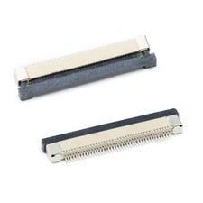 5x FFC FPC 40-pin 0.5mm Pitch Ribbon Flat Connector Socket ZIF Bottom Contact