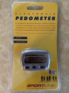 SPORTLINE Pedometro Elettronico Passeggio Jogging Contapassi e Distanziatore - Foto 1 di 2