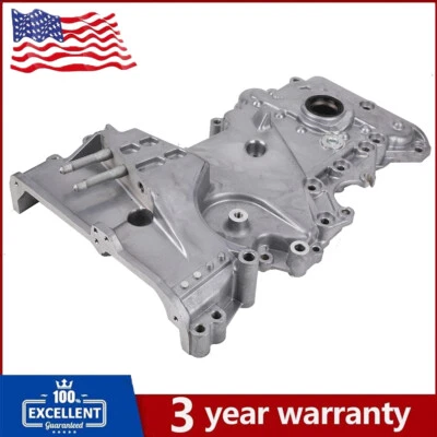 Engine Timing Chain Oil Pump Cover For Hyundai Tucson Kia Forte Soul 2.0L 14-19 - Image 1 of 4