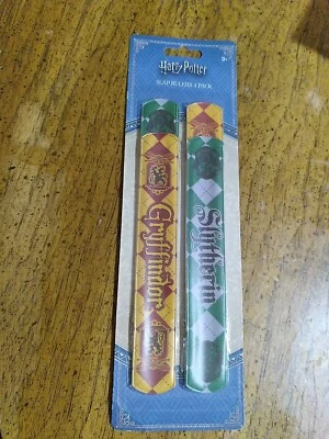 Harry Potter Slap Rulers Bracelets 4 Pack Slytherin Gryffindor - Imagem 1 de 2