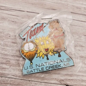 1997 Garfield the Cat US Nationals Team Hot Air Balloon Battle Creek MI - Picture 1 of 3