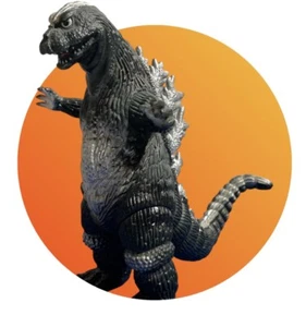 🔥Vintage 1983 Godzilla 7” Soft Vinyl Figure BANDAI Black Color US SELLER🔥 - Picture 1 of 9