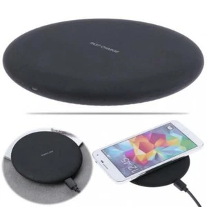 WIRELESS CHARGER FAST 7.5W AND 10W CHARGING PAD SLIM QUICK for CELL PHONES - Picture 1 of 6
