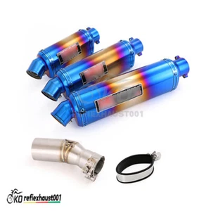 For Kawasaki Versys-X 300 250 2017-2023 Mid Link Tube Exhaust Muffler Pipe 51mm - Picture 1 of 12