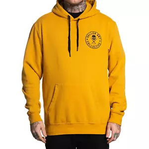 Sullen Art Collective Ever Mustard Mens Pullover Hoodie Tattoo Clothing - Picture 1 of 13