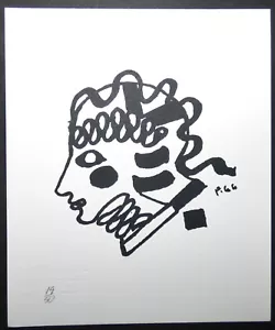 MÁSCARA DE CARNAVAL #12 Cuba Serigrafía por RENE PORTOCARRERO de la Galería de Carteles Cubanos - Imagen 1 de 4