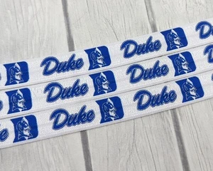 Fold Over Elastic Sport FOE College 5/8" Elastic Ribbon Hair Ties Supplies - Picture 1 of 1