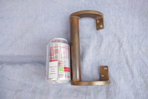 Antique Bronze Door Handle Shop Door Pull Art Deco L/H Or R/H 1920s/1930s Cover