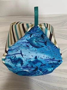 Dolphin - iPad Pro iPad kindle tablet Large cushion Beanbag stand holder fits - Picture 1 of 12