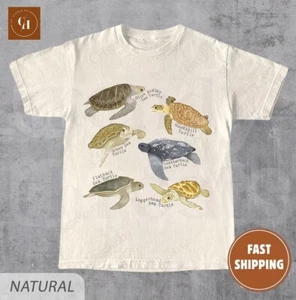 Vintage Turtles 90s Graphic T-Shirt,Ocean Nature Shirt - Picture 1 of 3