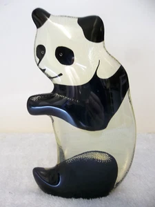 VTG Abraham Palatnik Pal Acrylic Lucite Large Panda Bear Figurine Sculpture 2404 - Picture 1 of 7