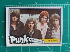 1977 Monty gum PUNK the new wave CARD rock THE BABYS GROUP BAND
