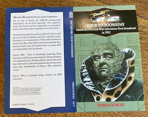 Cubierta de prueba de Doctor Who "Four to Doomsday" firmada por Stratford Johns como monarca - Imagen 1 de 5