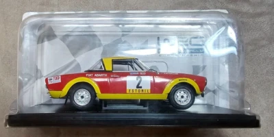 FIAT 124 ABARTH SPIDER N°2 DU RALLYE TAP PORTUGAL DE 1974 1/24ème - Photo 1/2