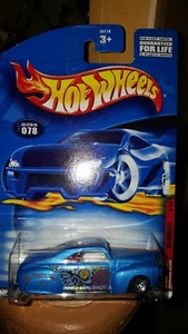 Hot Wheels 2001 Monsters Series Tail Dragger #078 blau mit Grafik Lowrider - Bild 1 von 3