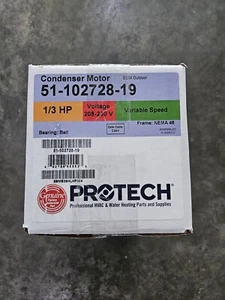 OEM Rheem Ruud Condenser ECM Outdoor Fan Motor 51-102728-19 - Picture 1 of 1