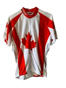 Canadian Maple Leaf Radtrikot von World Jerseys Größe Large Top Zustand - Bild 1 von 12