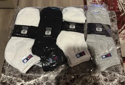 Calcetines tobilleros Champion para hombre, blancos, paquete de 6, talla 6-12 Foto 1 de 2