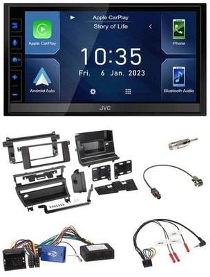 JVC DAB Bluetooth Lenkrad USB 2DIN Autoradio für BMW 3er E46 02-06 1 Schalteröff - Bild 1 von 4