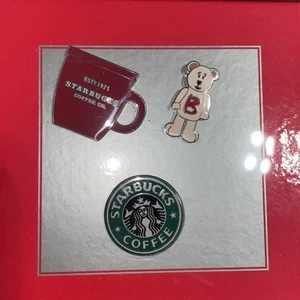 Juego de prendedores de colección Starbucks Holiday Collector's 2003, primera edición coleccionable - Imagen 1 de 2
