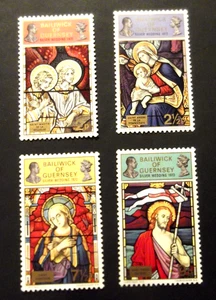 Guernsey-1972-Stained Glass-Full set set-MNH - Picture 1 of 4