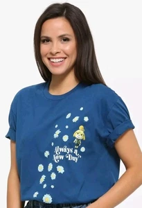 Animal Crossing Nintendo Shirt Damen Gr. XL Isabelle Blau Always A New Day - Bild 1 von 2