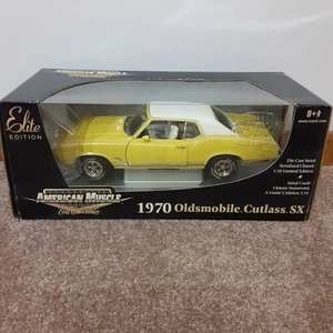 Oldsmobile Cutlass SX 1970 amarillo 1:18 Ertl American Muscle diecast caja sellada - Imagen 1 de 18