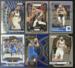 6 Card Basketball Lot Kyrie Irving Dallas Mavericks Prizm Insert, Select & More - Picture 1 of 6