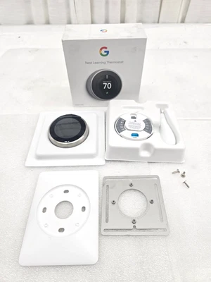 Google Nest 3ª Generación Aprendizaje WIFI Termostato Acero Inoxidable T3007ES Foto 1 de 4