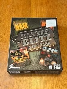 Battle Blitz 4 IN 1 Pack - For PC - Large Box - CIB - Picture 1 of 6