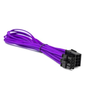 NEW GamerChief 8-Pin EPS 45cm Sleeved Extension Cable (Purple) GC-662716 - Picture 1 of 2