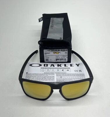 OAKLEY SLIVER XL 9341-0757 - 24K Iridium Lenses, Matte Black Frame - Image 1 of 4