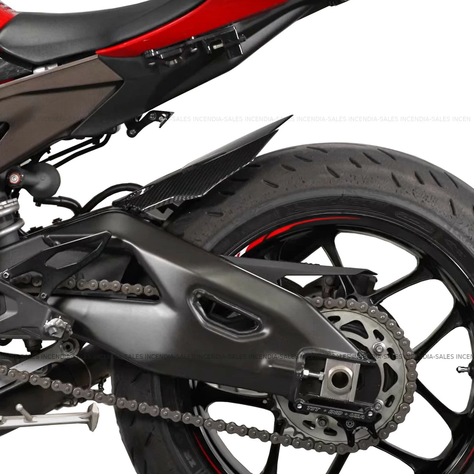 Protector de barro trasero de sarga de fibra de carbono genuina Yamaha YZF-R1 R1M 2015-2023 Foto 1 de 4