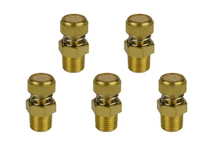 5pc Pneumatic Flow Control Exhaust Silencer 1/8" NPT Air Muffler Fitting Manual - Picture 1 of 5