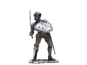 Tin 54mm Knights. English Knight 13th Century 1:32 Scale Miniature - Picture 1 of 5