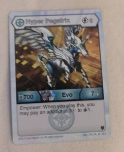 BAKUGAN Armored ELITE "HYPER PEGATRIX" FOIL EVO Card B700 140_RA_AV_HEX - Picture 1 of 3