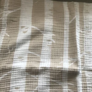 Cloud Island Trees Muslin Swaddle Baby Blanket Tan White Tree Trunks - Picture 1 of 3