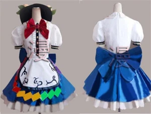 Touhou project Hinanawi Tenshi Dress Cosplay Custome With Hat Outfit Unsex Cos - Picture 1 of 3
