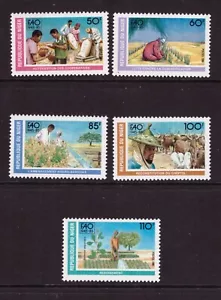 Níger 1986 Aniversario de F.A.O. conjunto sellos MNH como nuevos - Imagen 1 de 1